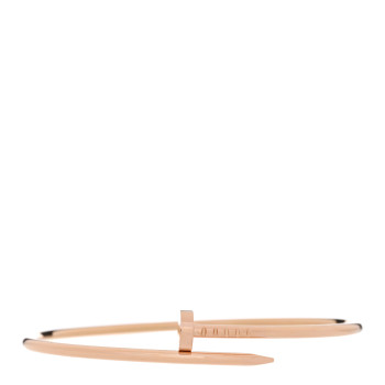 CARTIER 18K Pink Gold Small Juste Un Clou Bracelet 18
