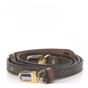 LOUIS VUITTON Monogram 16mm Adjustable Shoulder Strap LOUIS VUITTON Monogram 16mm Adjustable Shoulder Strap