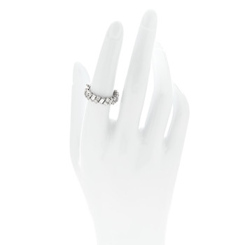 CARTIER 18K White Gold Diamond Reflection de Cartier Ring 52 6