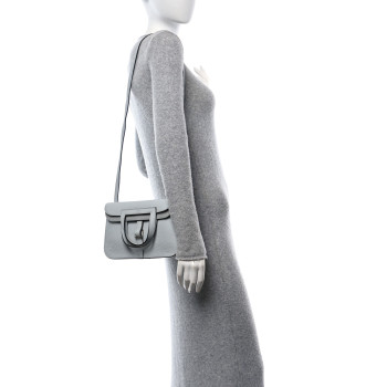 HERMES Taurillon Clemence Halzan 25 Halzan Bleu Pale