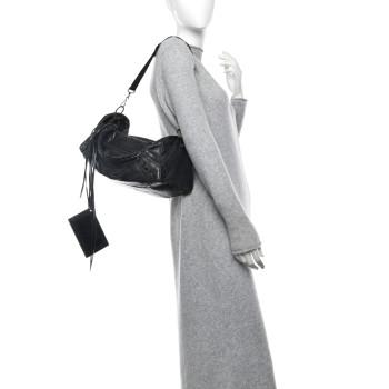 BALENCIAGA Agneau Classic Hardware Twiggy Black