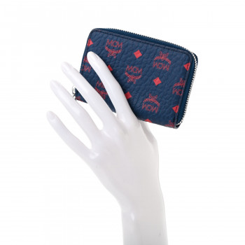 MCM VISETOS ZIP AROUND 財布 Mini Zip Wallet in Visetos Original Cognac | MCM ®US