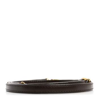 LOUIS VUITTON Calfskin 12mm Adjustable Shoulder Strap Brown
