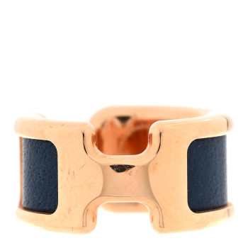 HERMES Box Olympe Ear Cuff PM Bleu de Prusse
