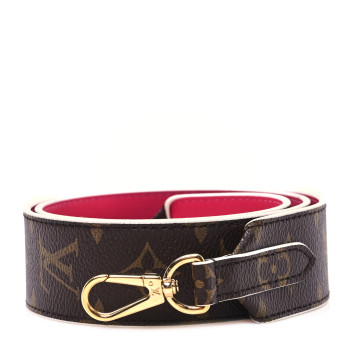 LOUIS VUITTON Monogram Bandouliere Shoulder Strap Hot Pink