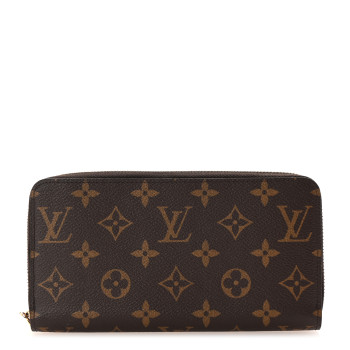LOUIS VUITTON Monogram Zippy Wallet Fuchsia