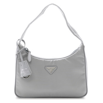 PRADA Tessuto Nylon Mini Re-Edition 2000 Bag Fiordaliso