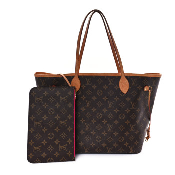 LOUIS VUITTON Monogram Neo Neverfull MM Pivoine