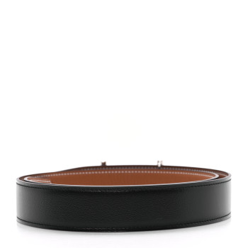 HERMES Box Togo 32mm Ancre Belt 85 34 Black Gold