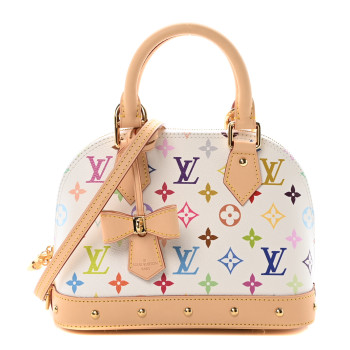 LOUIS VUITTON LV x TM Monogram Multicolor Alma BB White