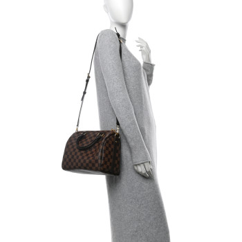 LOUIS VUITTON Damier Ebene Speedy Bandouliere 25