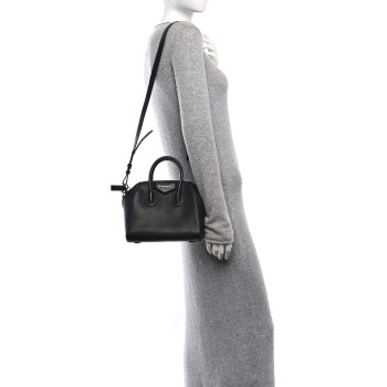 GIVENCHY Sugar Goatskin Mini Antigona Black