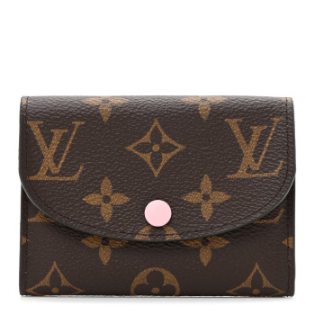 LOUIS VUITTON Monogram Rosalie Coin Purse Rose Ballerine