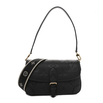 LOUIS VUITTON Empreinte Monogram Giant Diane Black