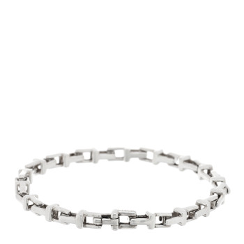 TIFFANY Sterling Silver T Link Chain Bracelet