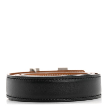 HERMES Swift Epsom 24mm Mini Constance H Belt 80 32 Black Gold