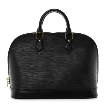LOUIS VUITTON Epi Alma PM Black