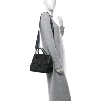VERSACE Calfskin Medium Palazzo Empire Bag Army