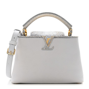LOUIS VUITTON Taurillon Snakeskin Capucines BB