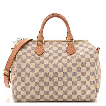LOUIS VUITTON Damier Azur Speedy Bandouliere 30