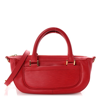 LOUIS VUITTON Epi Dhanura PM Castillan Red