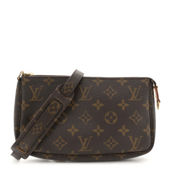 LOUIS VUITTON Monogram Accessories Pochette Long Strap