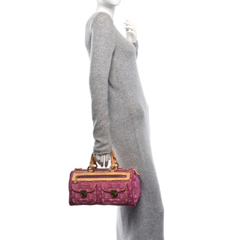 LOUIS VUITTON Monogram Denim Neo Speedy Fuchsia