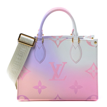 LOUIS VUITTON Monogram Giant Spring In The City Onthego PM Sunrise Pastel