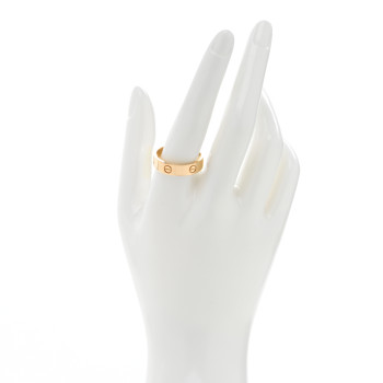 CARTIER 18K Yellow Gold 5.5mm LOVE Ring 64 10.75