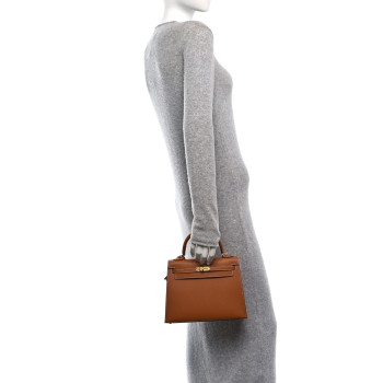 HERMES Epsom Kelly Sellier 25 Gold