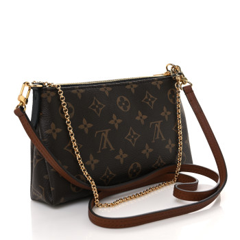 LOUIS VUITTON Monogram Pallas Clutch Black