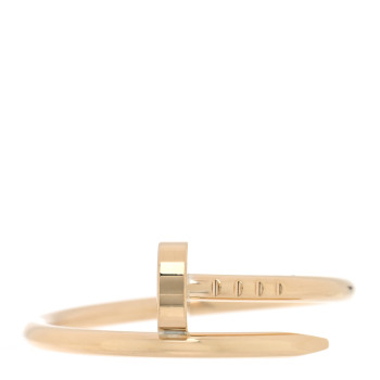 CARTIER 18K Yellow Gold Small Juste Un Clou Ring 57 8
