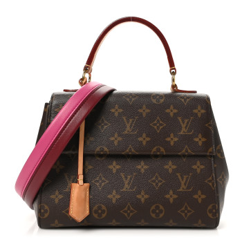 LOUIS VUITTON Monogram Cluny BB Bordeaux Fuchsia