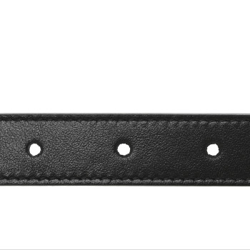 GUCCI Calfskin Double G 20mm Belt 65 26 Black