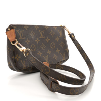 LOUIS VUITTON Monogram Accessories Pochette Long Strap