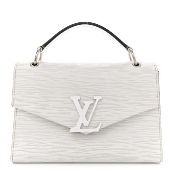 LOUIS VUITTON Epi Pochette Grenelle White