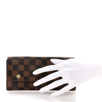 LOUIS VUITTON Damier Ebene Portefeuille Long Modulable Wallet
