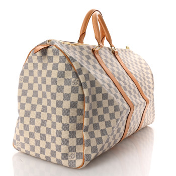LOUIS VUITTON Damier Azur Keepall 50