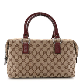 GUCCI Monogram Small Boston Red