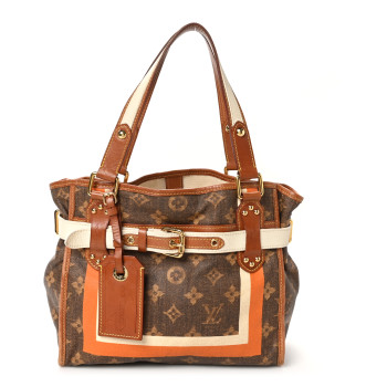 LOUIS VUITTON Monogram Rayures Tisse Sac PM