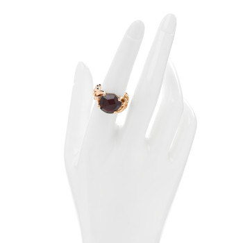 POMELLATO 18K Rose Gold Garnet Lola Ring 52 6
