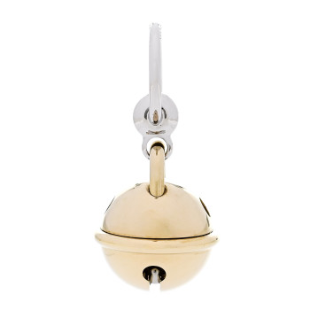 HERMES Palladium Permabrass Charms Grelot Twilly Ring