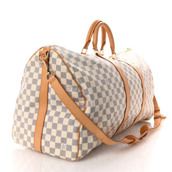 LOUIS VUITTON Damier Azur Keepall Bandouliere 55
