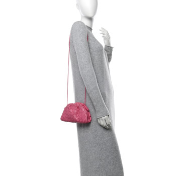 BOTTEGA VENETA Nappa Intrecciato The Mini Pouch Ribbon