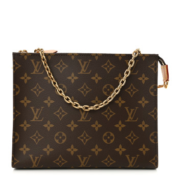 LOUIS VUITTON Monogram Toiletry Pouch On Chain