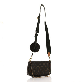 LOUIS VUITTON Monogram Multi Pochette Accessories Kaki