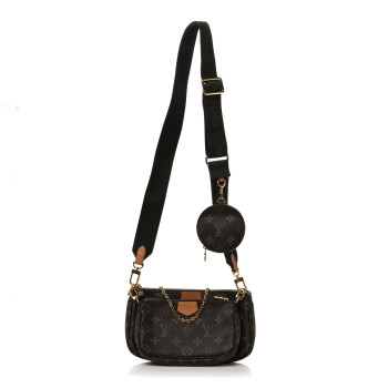LOUIS VUITTON Monogram Multi Pochette Accessories Kaki
