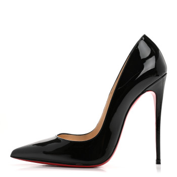 CHRISTIAN LOUBOUTIN Patent So Kate 120 Pumps 38.5 Black