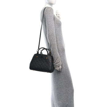 LOUIS VUITTON Empreinte Montaigne BB Black
