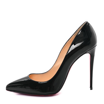 CHRISTIAN LOUBOUTIN Patent So Kate 120 Pumps 40 Black